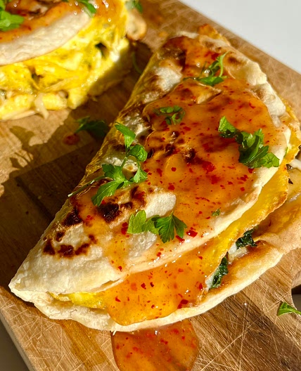 Indian-Inspired Breakfast Paratha