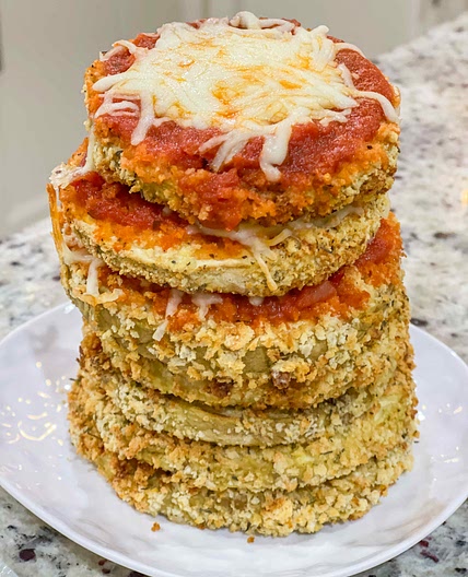 Air Fryer Eggplant Parmesan 