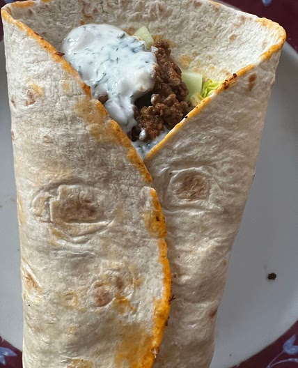 Wrap viande hachée indien 🌮