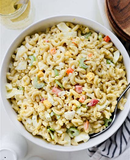 Macaroni Salad with cooked dressing