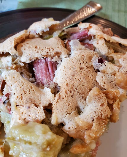 Rhubarb dream bars