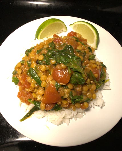 Coconut Green Lentil Curry