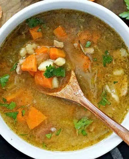 Instant Pot Ham Bone Soup (AIP, Paleo, Whole30)