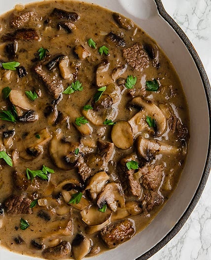 Paleo Beef Stroganoff