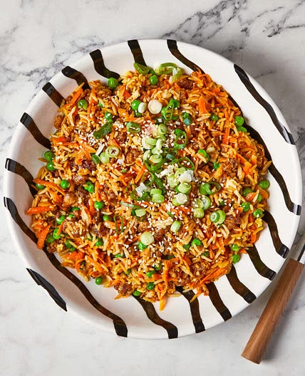 Sesame Pork & Egg Fried Rice