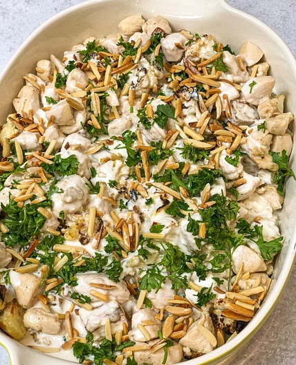 Cauliflower Tahini Bake