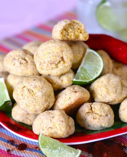 Cornmeal Cookies With Chili and Lime