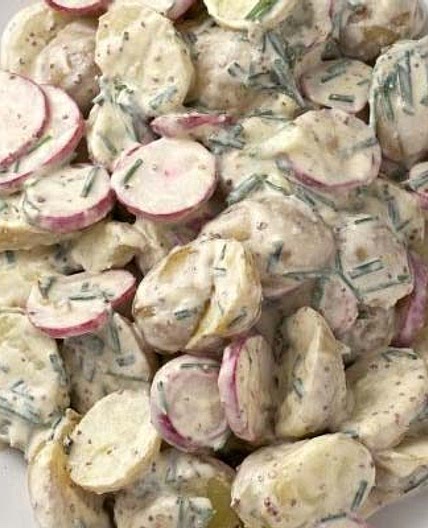 Potato & radish salad