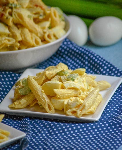 Deviled Egg Pasta Salad
