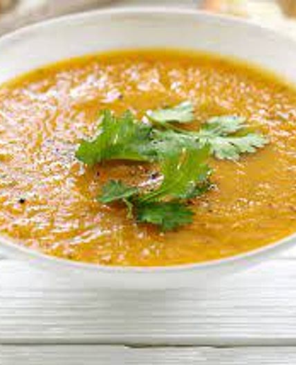 Carrot and coriand soup