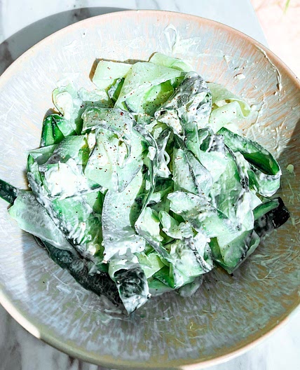CREAMY CUCUMBER SALAD