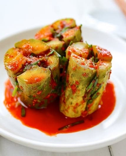 Oi Sobagi (Stuffed Cucumber Kimchi)