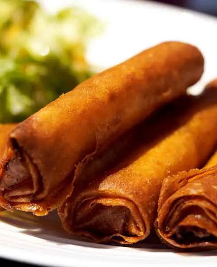 Rollitos primavera en Freidora de Aire