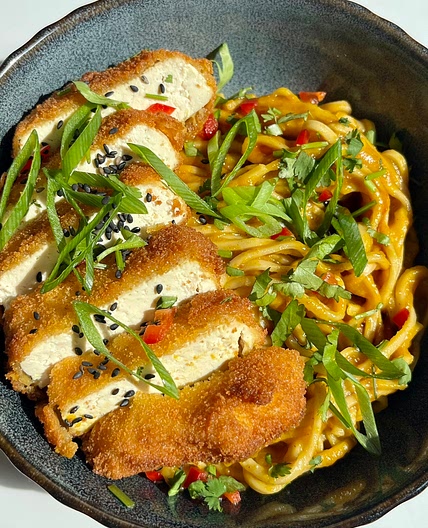 Tofu Katsu Noodles