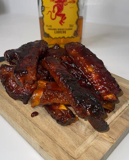 Sticky Fireball Whisky Pork Ribs