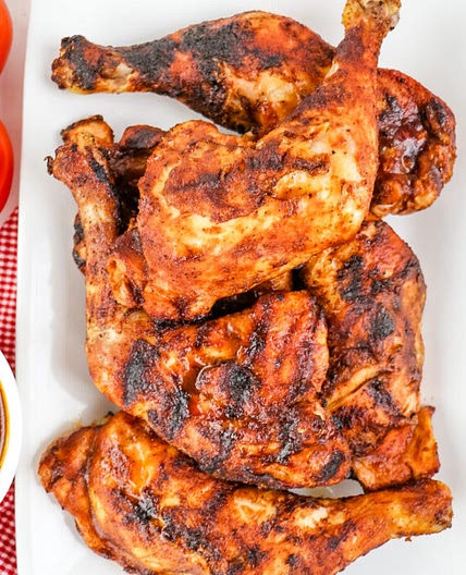 Grilled Chicken Leg Quarters