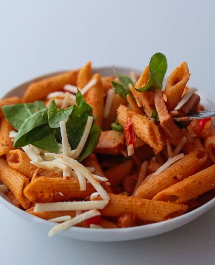 Overnight Tofu Hummus Pasta — MINA ROME