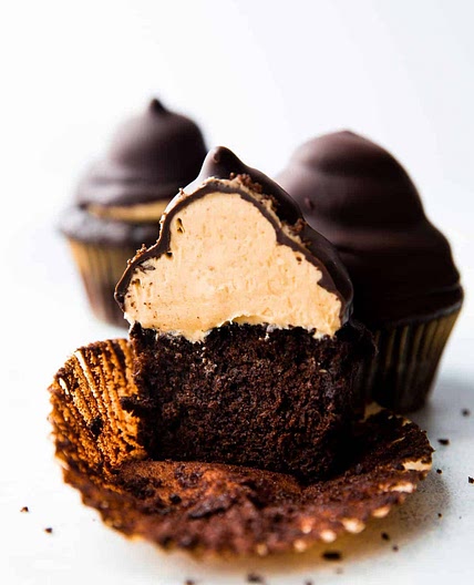 Peanut Butter Hi-Hat Cupcakes
