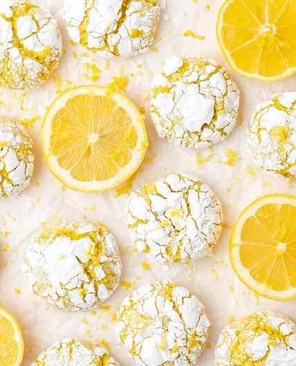 Lemon Crinkle Cookies