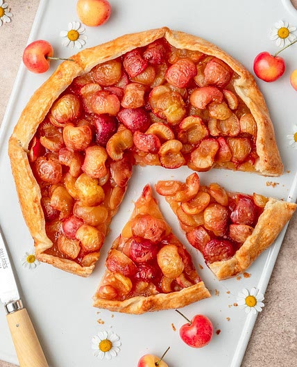 Rainier Cherry Galette