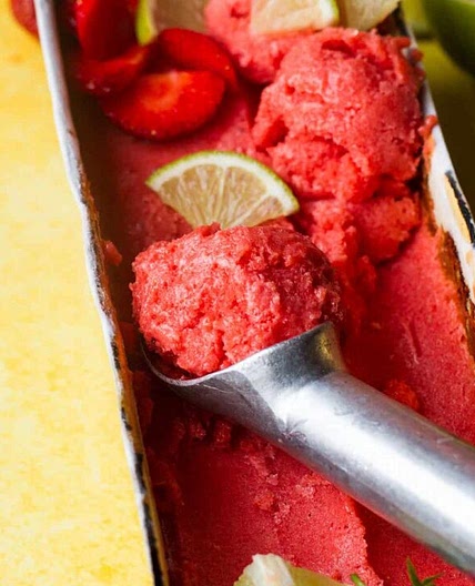 Fresh and Sweet Homemade Strawberry Sorbet Recipe
