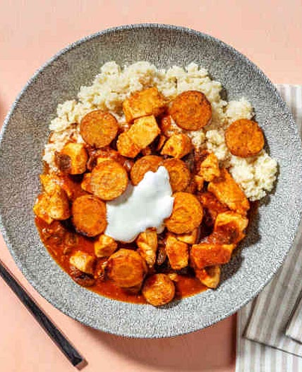 Middle Eastern Style Chicken and Raisin Stew
