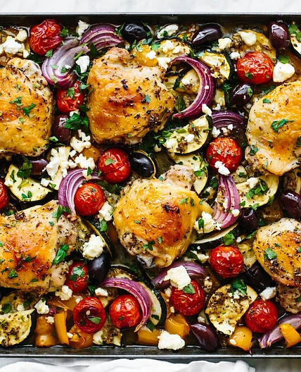Greek Sheet Pan Chicken