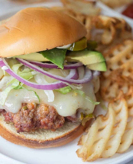 The Best Jalapeño Burgers with Cheddar