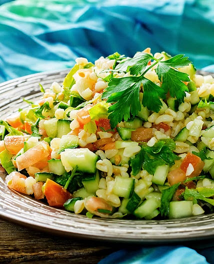 Salade de céréales et légumes 