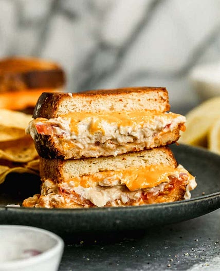 Cheesy Tuna Protein Bread Melt