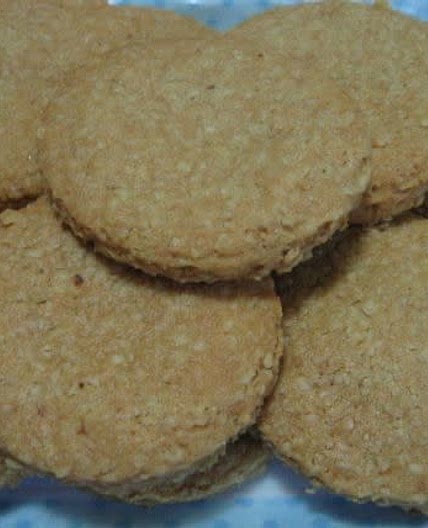 Cheese and porridge cookies