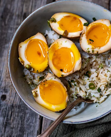 Ginger Soy Marinated Eggs