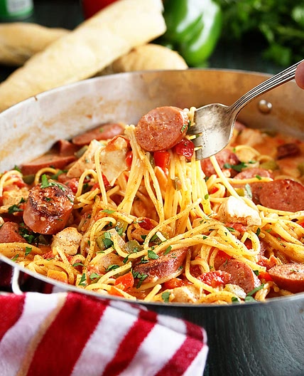 Creamy One-Pot Jambalaya Pasta