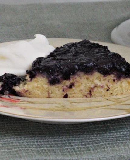 Blueberry Lemon Upside Down Cake