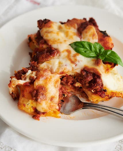 Baked Italian Lasagna with Ricotta