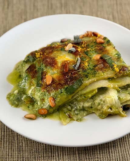 Love Letter Lemon Pesto Lasagna