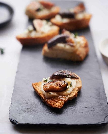 Whipped Ricotta Toast with Roasted Figs