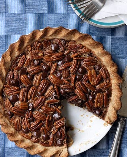 Double Pecan Chocolate Pie