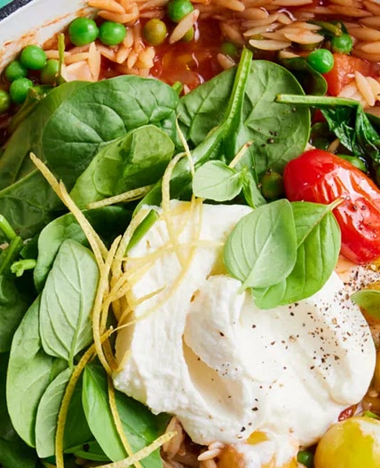One-dish Risoni with Tomato & Basil