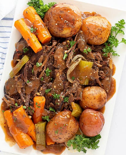 Super Tender Slow Cooker Yankee Pot Roast