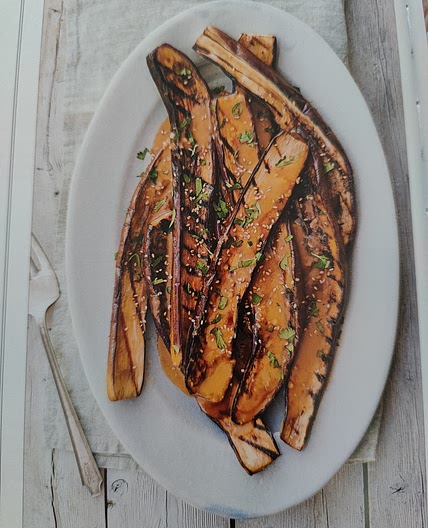 Marinated Asian Aubergine with Tahini