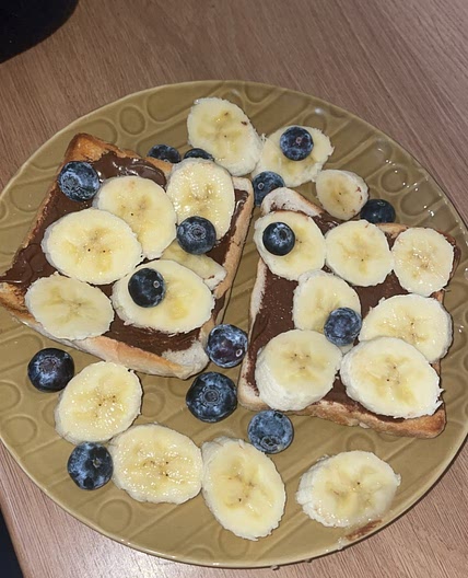 Banana and Nutella on Toast