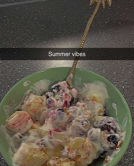 Yogurt Fruit Bowl