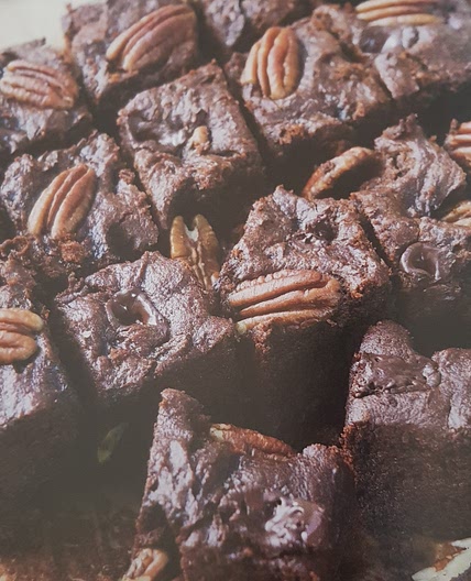 Sweet potato and pecan brownies