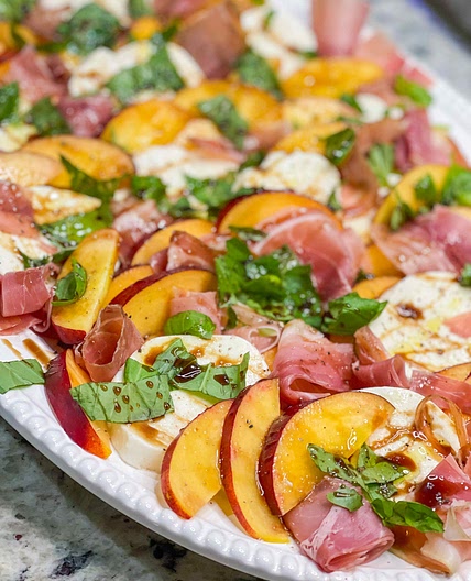 Nectarine Caprese Salad