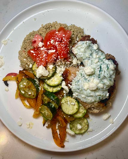 Mediterranean Quinoa Plate