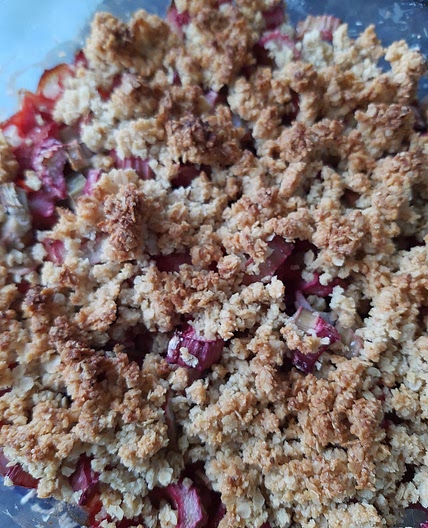 Kim's Rabarber crumble