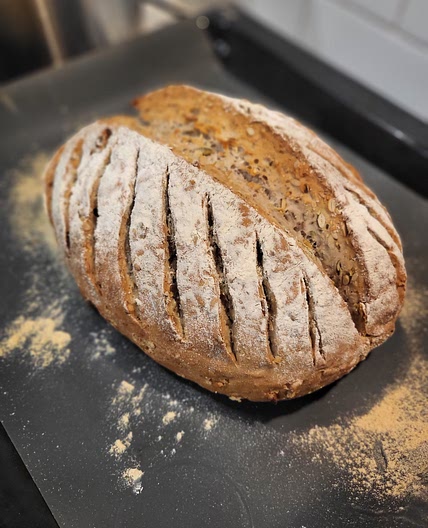 Bread-recipe with only 3 ingredients