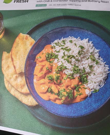 Ultimate creamy chicken korma and basmati rice (35-40mins)
