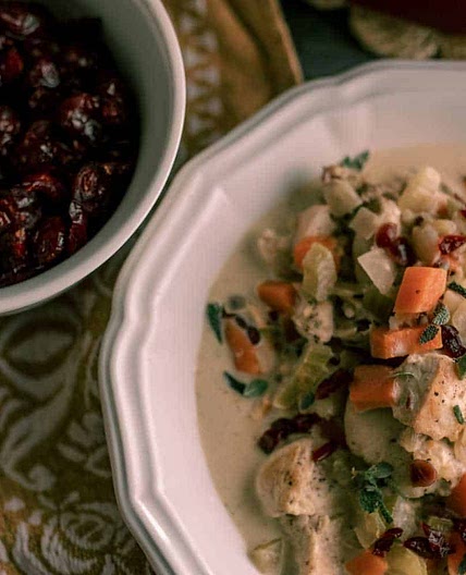 Cranberry Wild Rice Chicken Soup